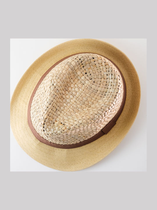 Men's Hat Fedora Beige