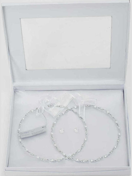 RichgirlBoudoir Handmade Silver Wedding Crowns