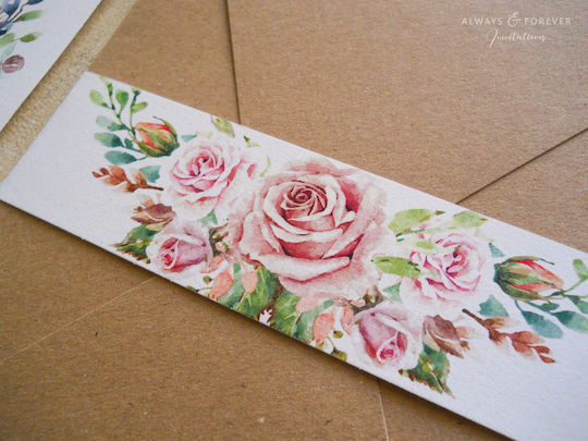 Προσκλητήριο Γάμου Summer Flowers Aaf8122