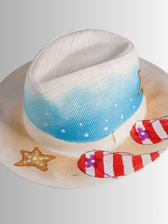 Panama type beach design Καπέλο Panama Multicolour Panama type beach design Καπέλο Panama Multicolour