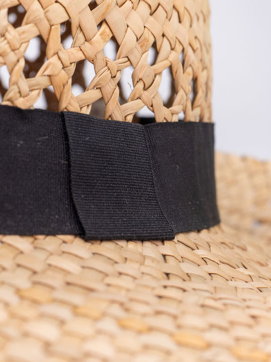 Wicker Women's Fedora Hat Beige