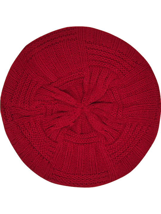 Femei Pălărie Beretă Burgundy