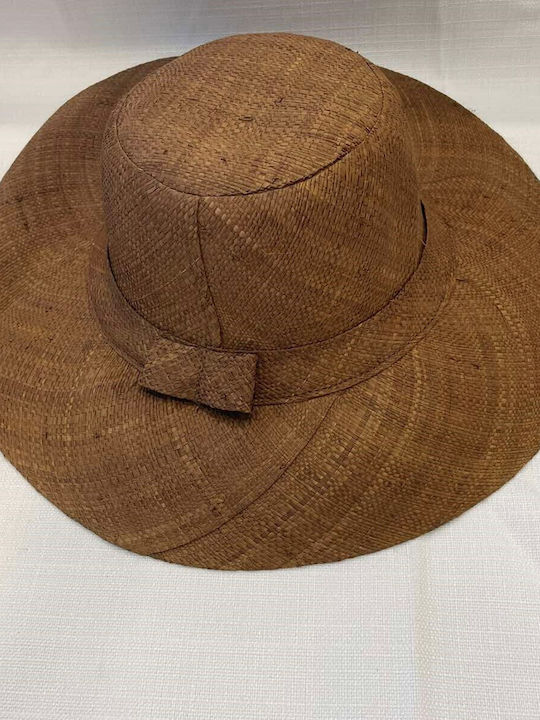 Maison de Madagascar Wicker Women's Hat Medium Brown
