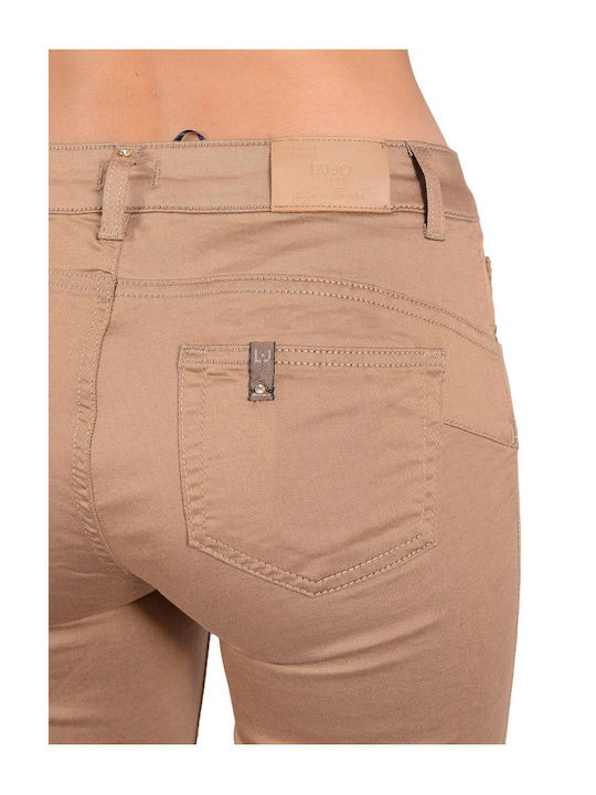 Divine Women's Jean Trousers Gold