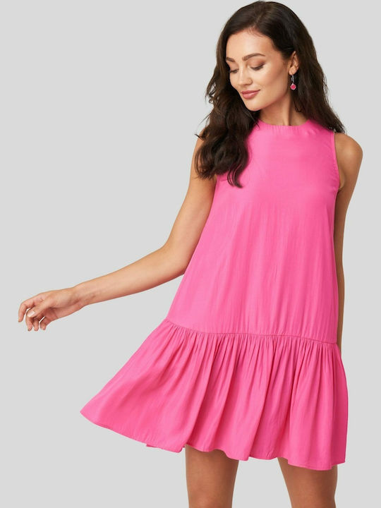 Dress Καλοκαιρινό Mini Φόρεμα Ροζ