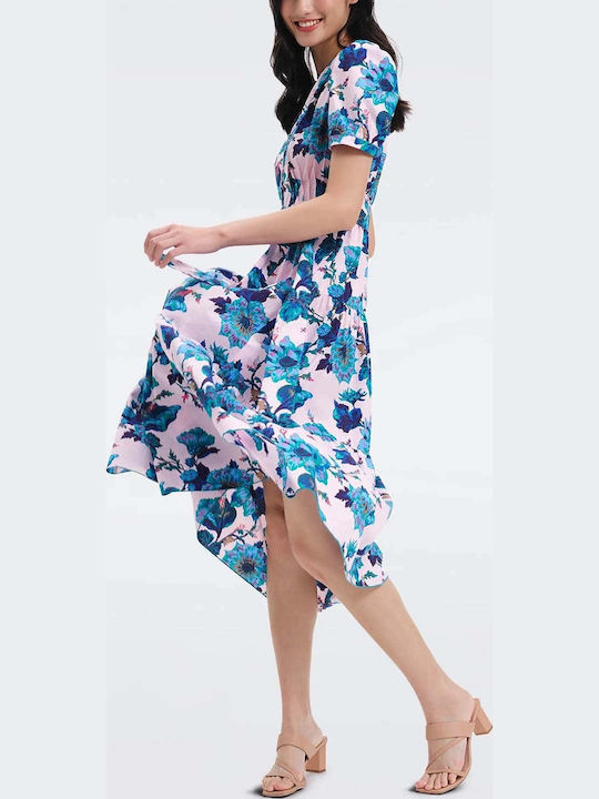 Summer Midi Dress Turq