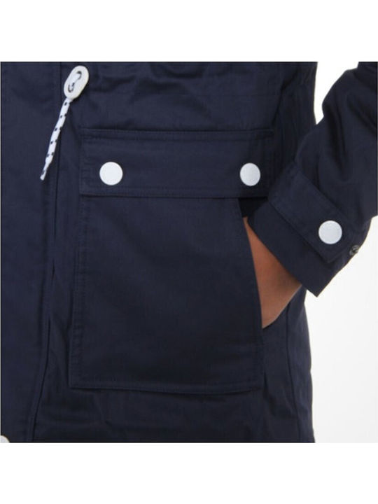 Kurz Damen Parka Jacke für Winter Navy - NAVY