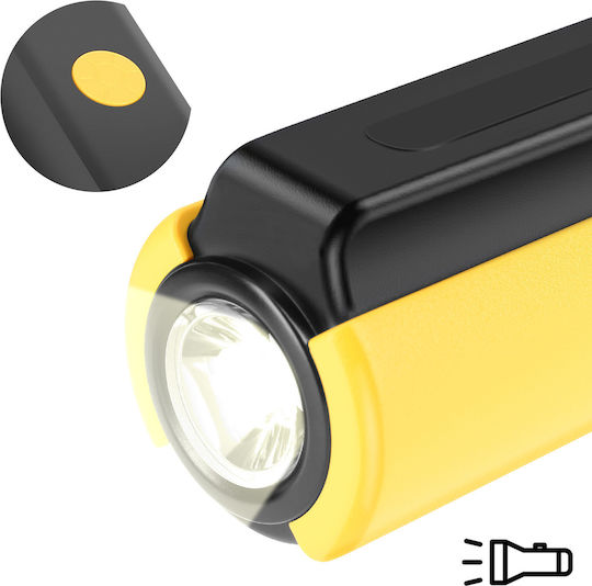 Linq Lanternă cu Baterie Externă 8000 mAh Cablu 3-în-1 Galben