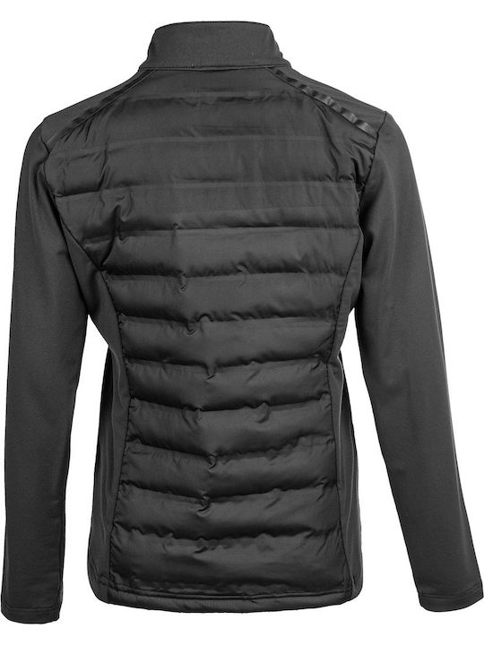 Kurz Damen Puffer Jacke Winddicht BLACK