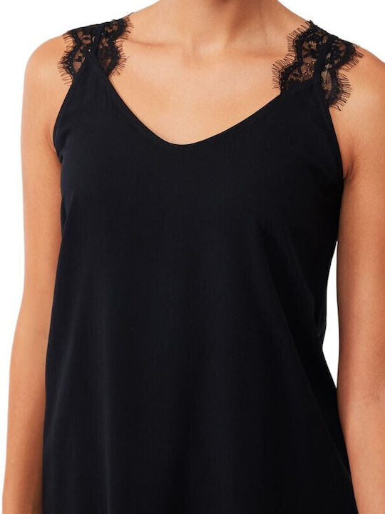 Penye Mood Sommer Damen Pyjama-Set Black