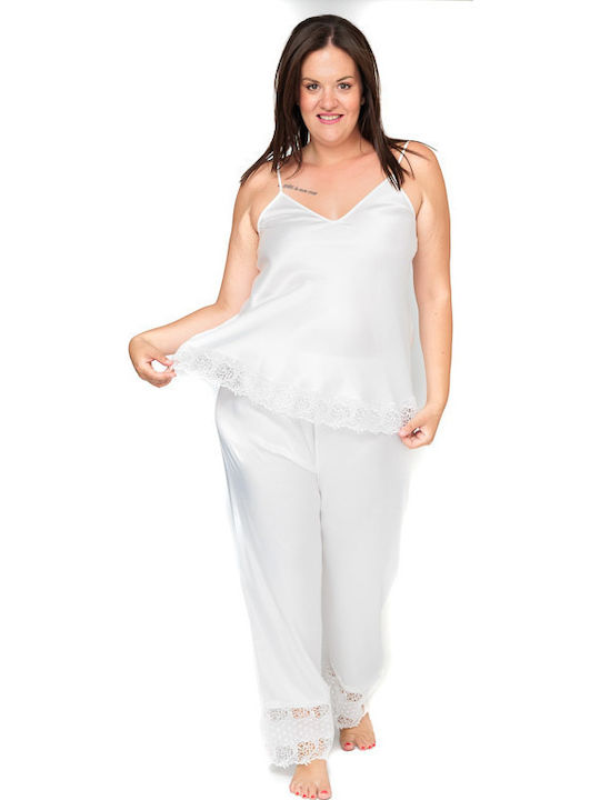 Jasmine Лятна Дамска Халат с Пижама Robe With Lace