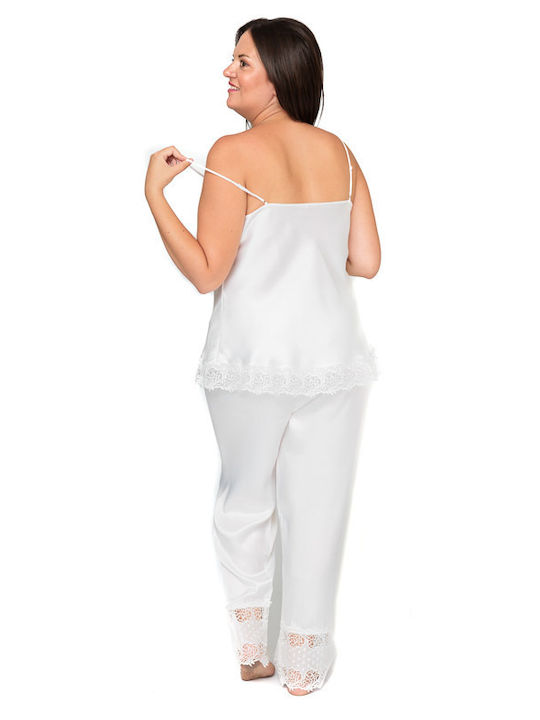 Jasmine Лятна Дамска Халат с Пижама Robe With Lace