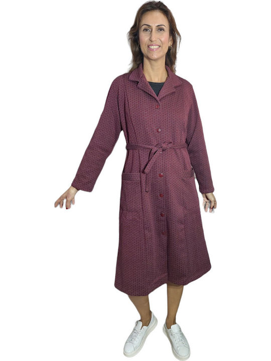 Mardim Winter Damen Robe Bordeaux