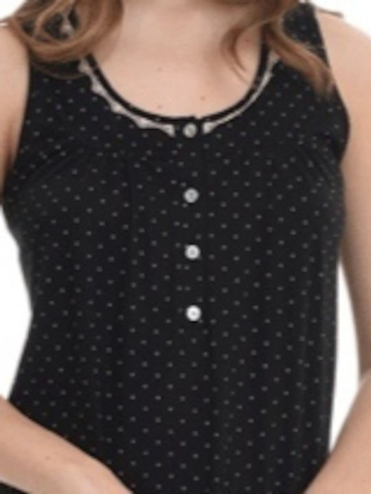 Zen Intimates Лятна Дамска Нощница Black