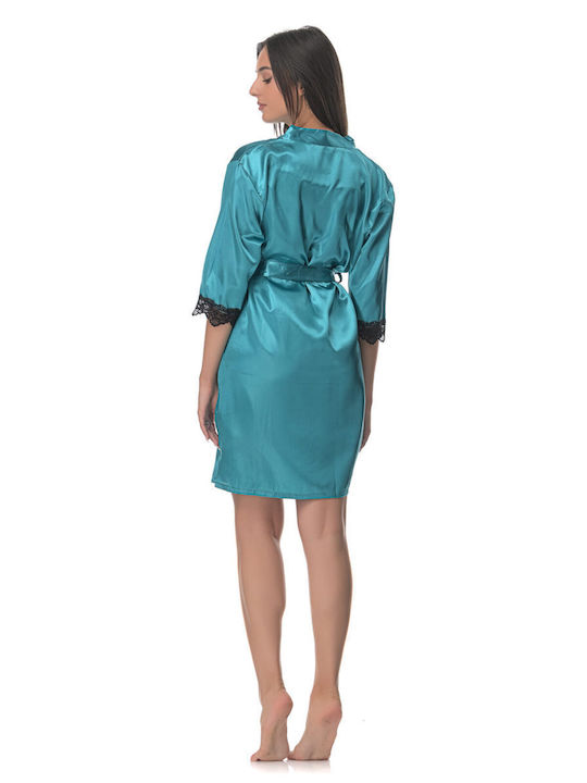 Fuanna Summer Women's Petrol Pyjama Set