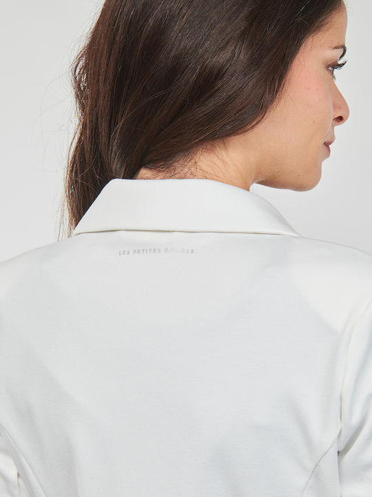 Les P'tites Bombes Damen Blazer Weiß