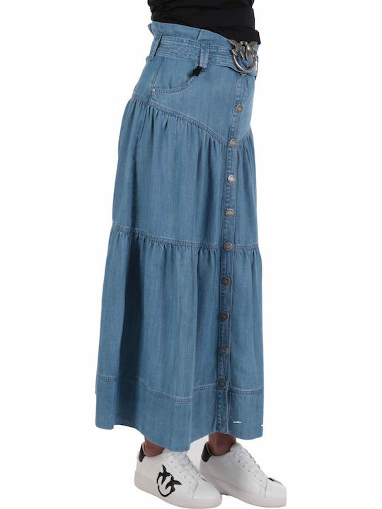 Denim Skirt Blue