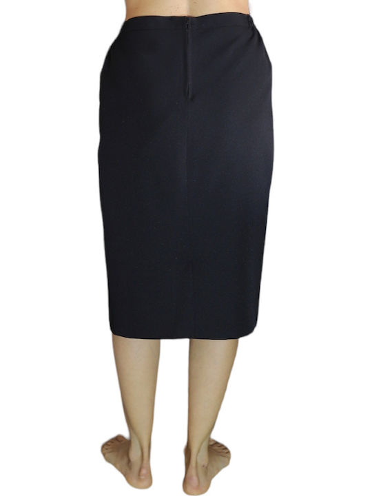 High-waisted Maxi Skirt Black