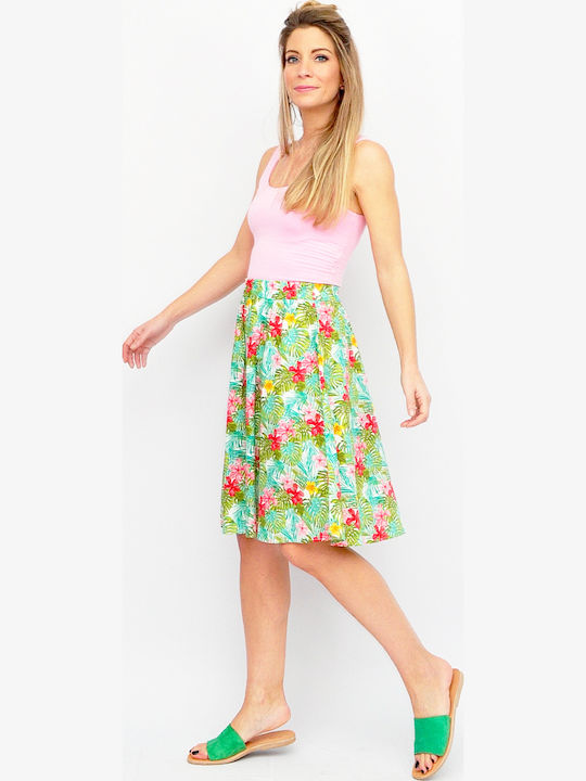 Midi Φούστα Floral Άλφα