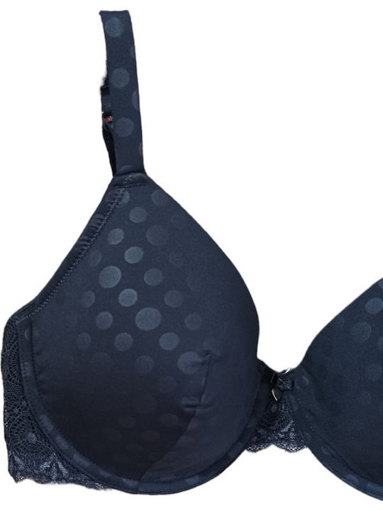 Navy Blue Σουτιέν με Ελαφριά Ενίσχυση