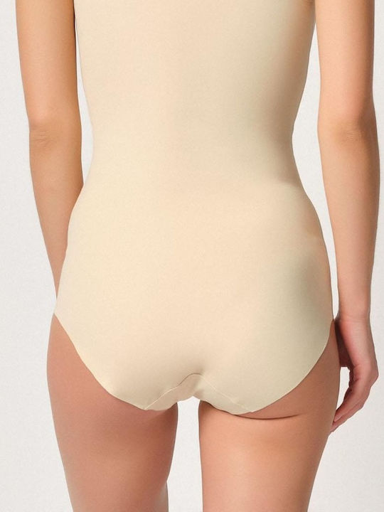 Diana Korsettschnürung Nahtlos Beige
