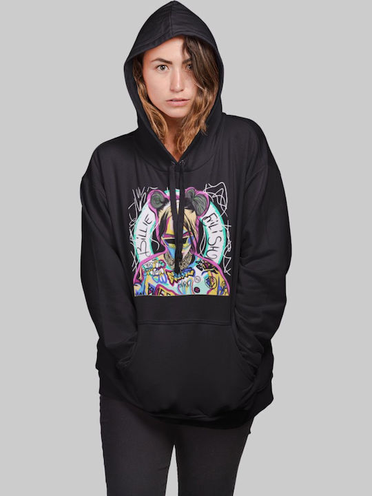 TKT Φούτερ με Κουκούλα Billie Eilish Πράσινο