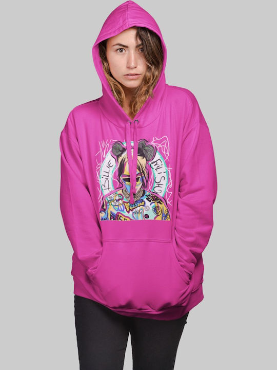 TKT Φούτερ με Κουκούλα Billie Eilish Πράσινο