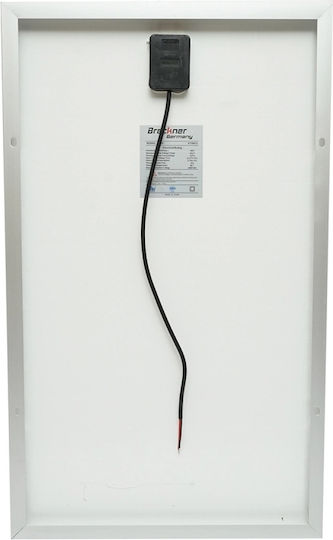 Breckner Μονοκρυσταλλικό Φωτοβολταϊκό Πάνελ 50W 400x670x25mm