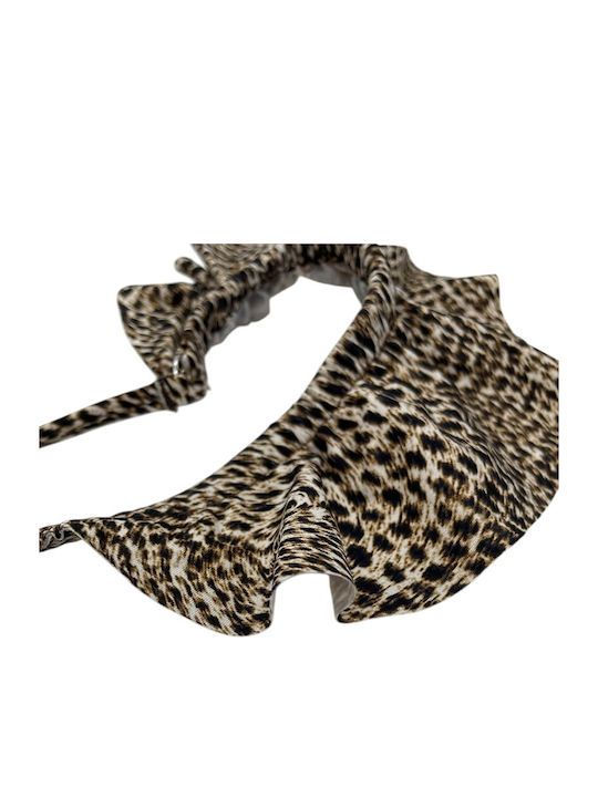 Bikini Sutien Animal Print Brown
