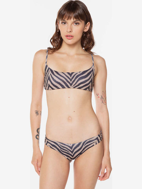 Bikini-Set Tierdruck Mehrfarbig