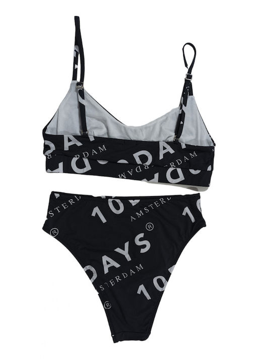 Bikini Set Sports Bra & Slip Bottom Gray