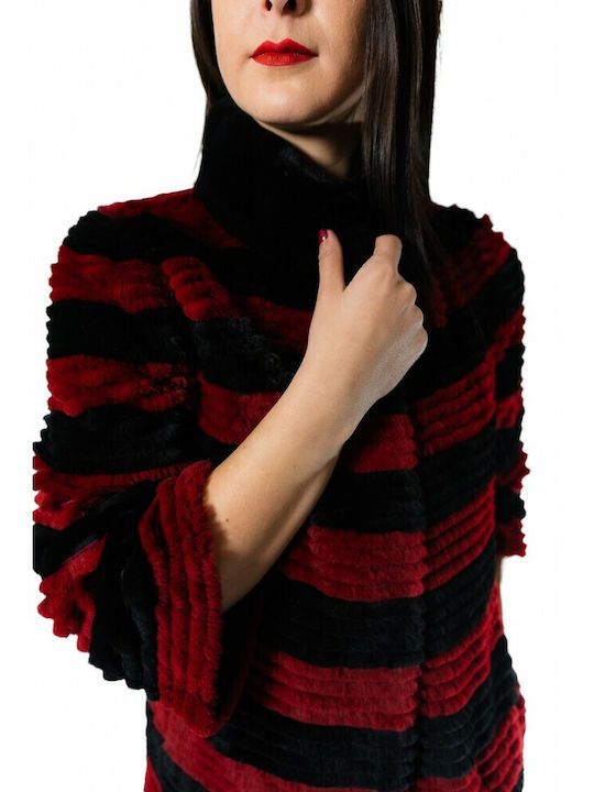 Women's Long Fur Red