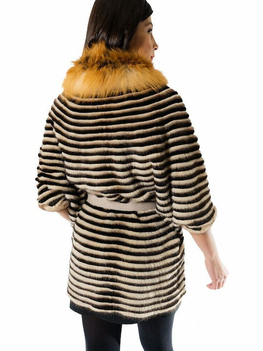 Lungă Blană de damă Beige