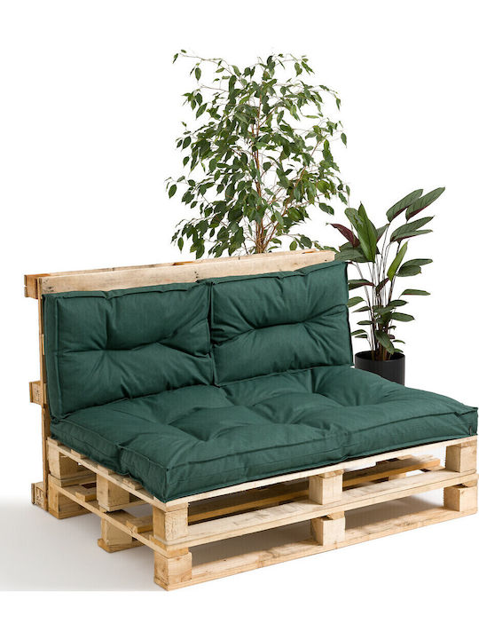 La Redoute Interieurs Waterproof Garden Chair Cushion Green 40x60cm