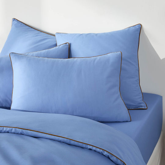 La Redoute Interieurs Kissenbezug Hellblau 63x63cm.