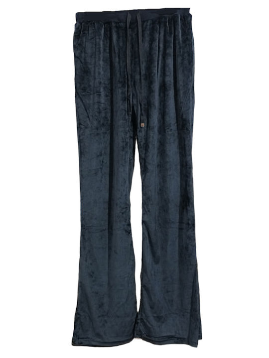 Jogginghose Samt Black