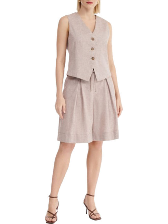 Women's Bermuda Shorts Beige