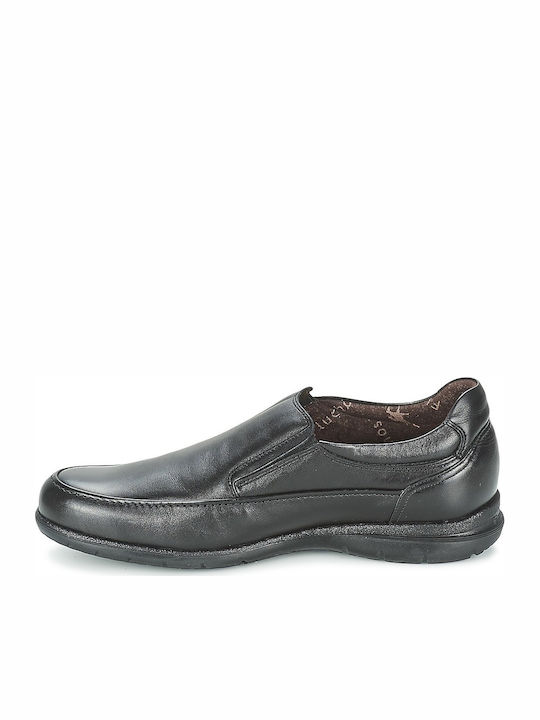 Leder Herren Mokassins in Schwarz Farbe