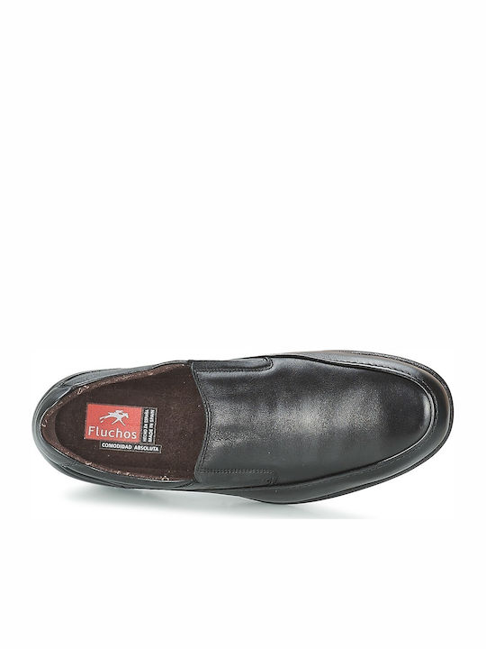 Leder Herren Mokassins in Schwarz Farbe