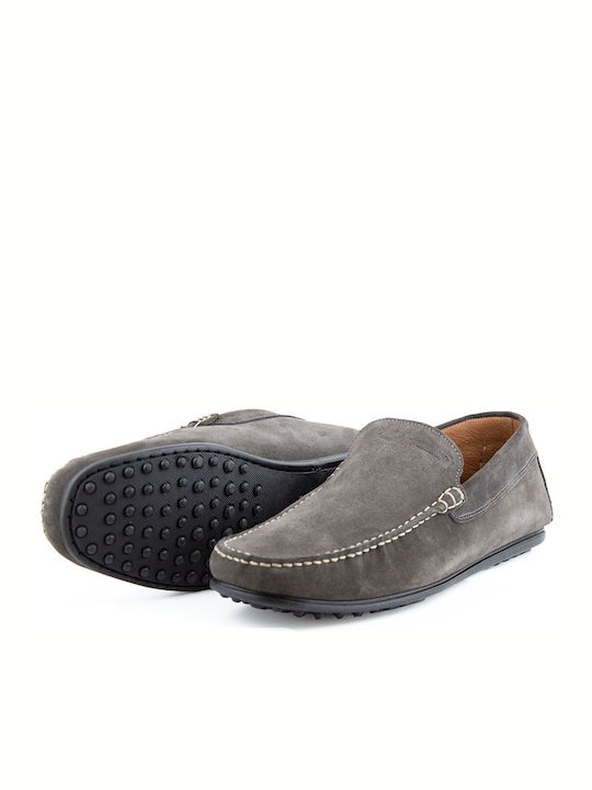 Men's Suede Loafers Gray