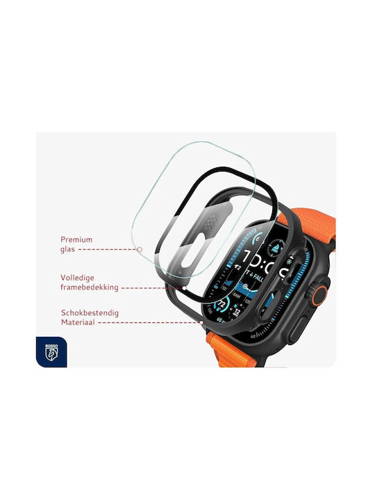 Rosso Πλαστική Θήκη σε Μαύρο χρώμα για Apple Watch Ultra 2, Apple Watch Ultra 1 Rosso Πλαστική Θήκη σε Μαύρο χρώμα για Apple Watch Ultra 2, Apple Watch Ultra 1