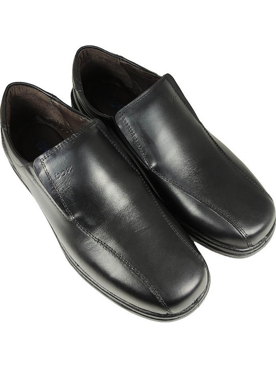 Men's Leather Moccasins Black