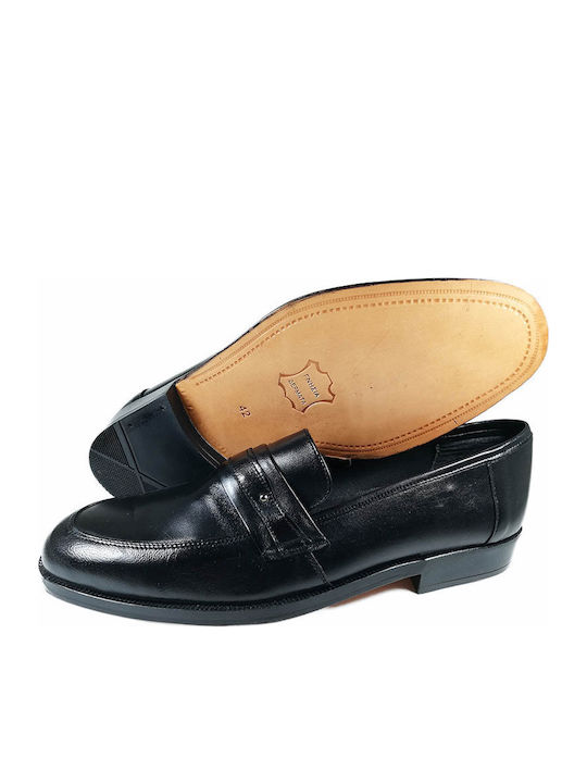 Men's Leather Loafers Black