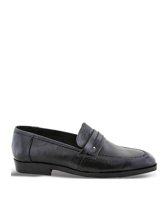 Men's Leather Loafers Black