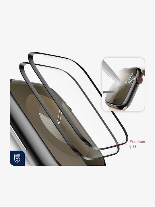 Rosso Tempered Glass για το Apple Watch 9, 8, 7 - Apple 2τμχ