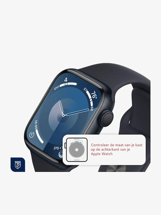 Rosso Tempered Glass για το Apple Watch 9, 8, 7 - Apple 2τμχ