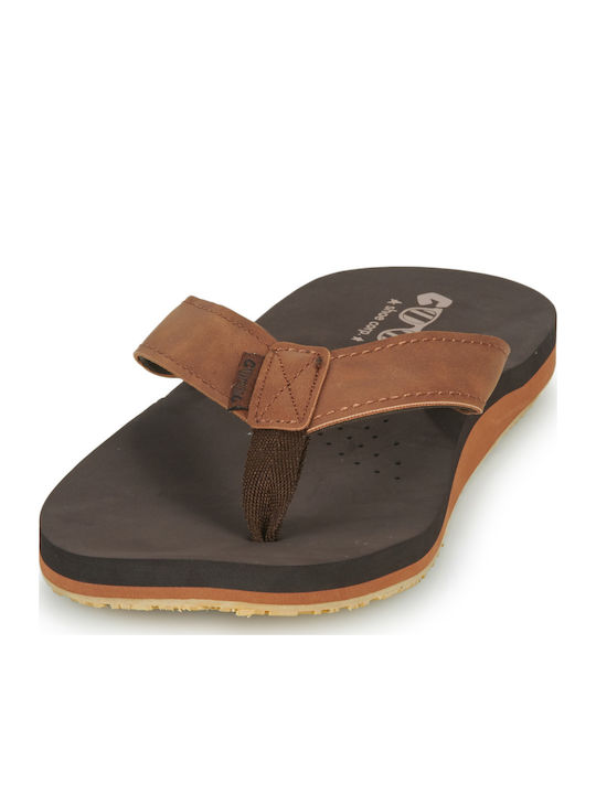 Herren Flip Flops Braun