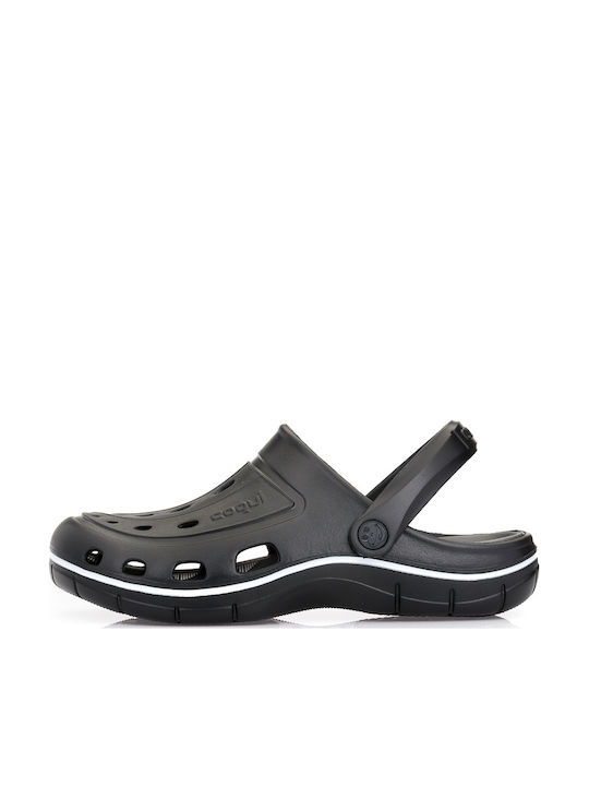 Coqui 6351 Ανδρικά Σαμπό Μαύρα