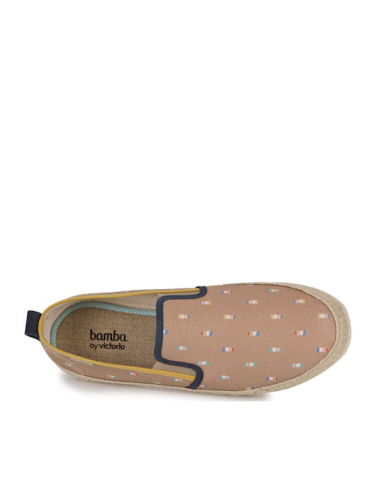 Din material textil Espadrile pentru bărbați în culoarea Bej