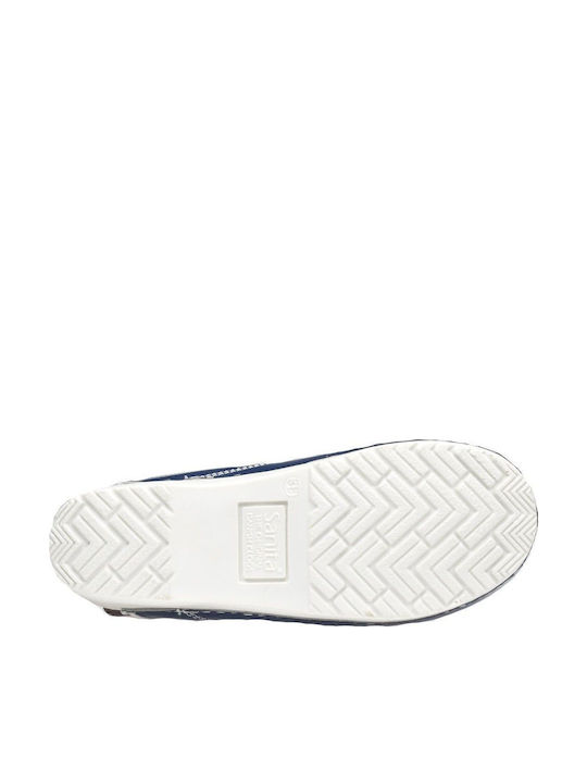 Sanita Leather Anatomic Clogs Blue